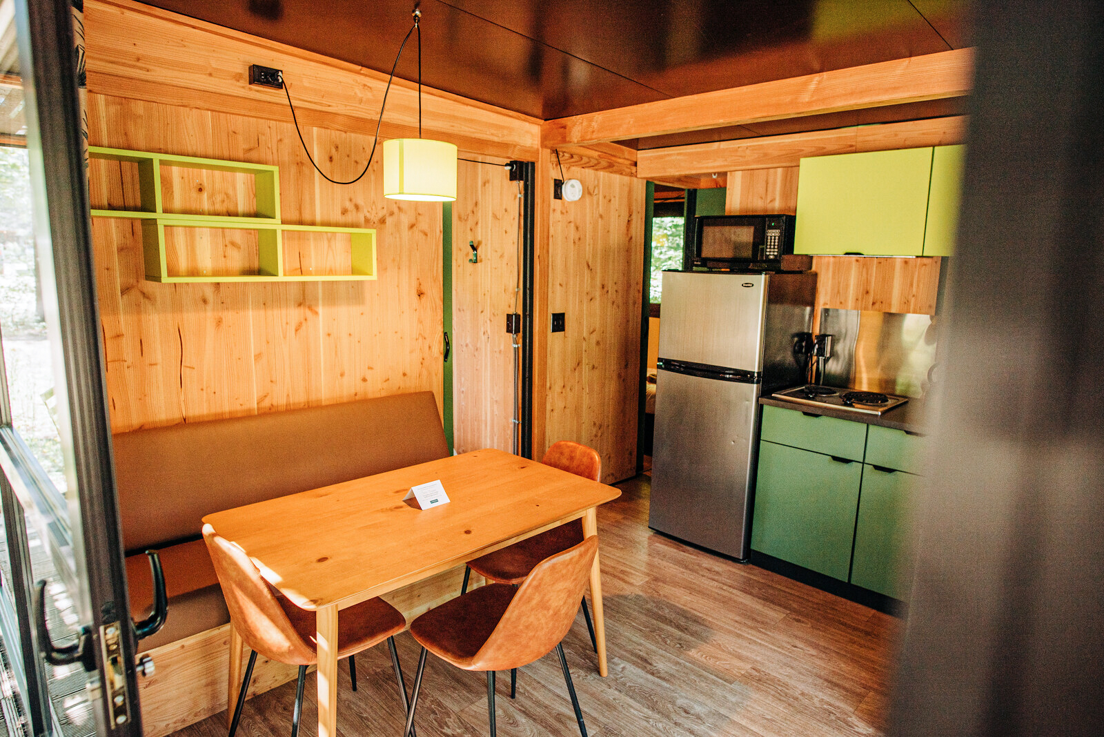Lodging at Huttopia Southern Maine Vista Tiny House in Sanford, Maine