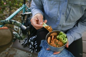 You gotta make this camping recipe for herby red lentil spread