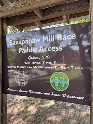 Kayak Swepsonville River Park to Saxapahaw Lake Paddle Access