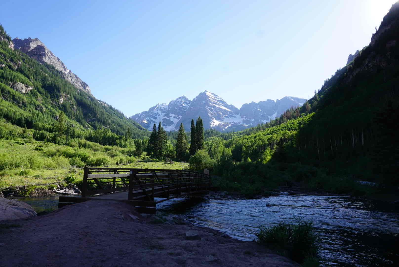 Relax at Maroon Lake
