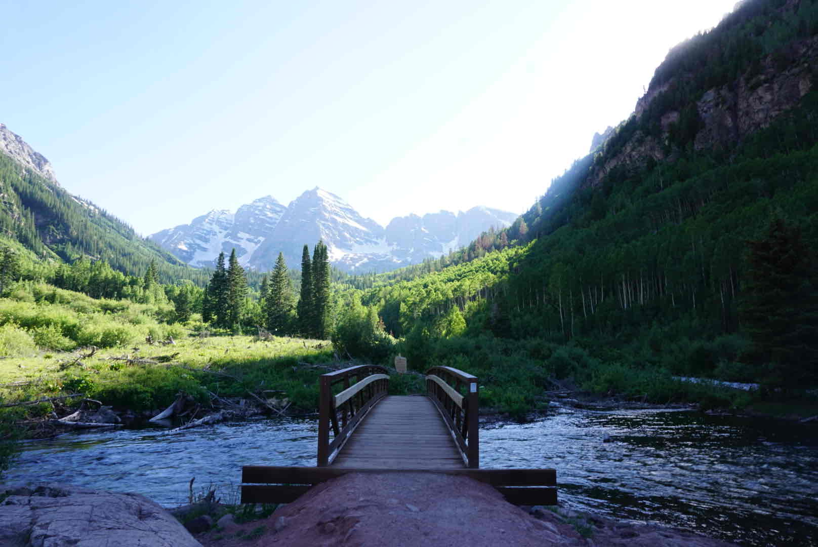 Relax at Maroon Lake