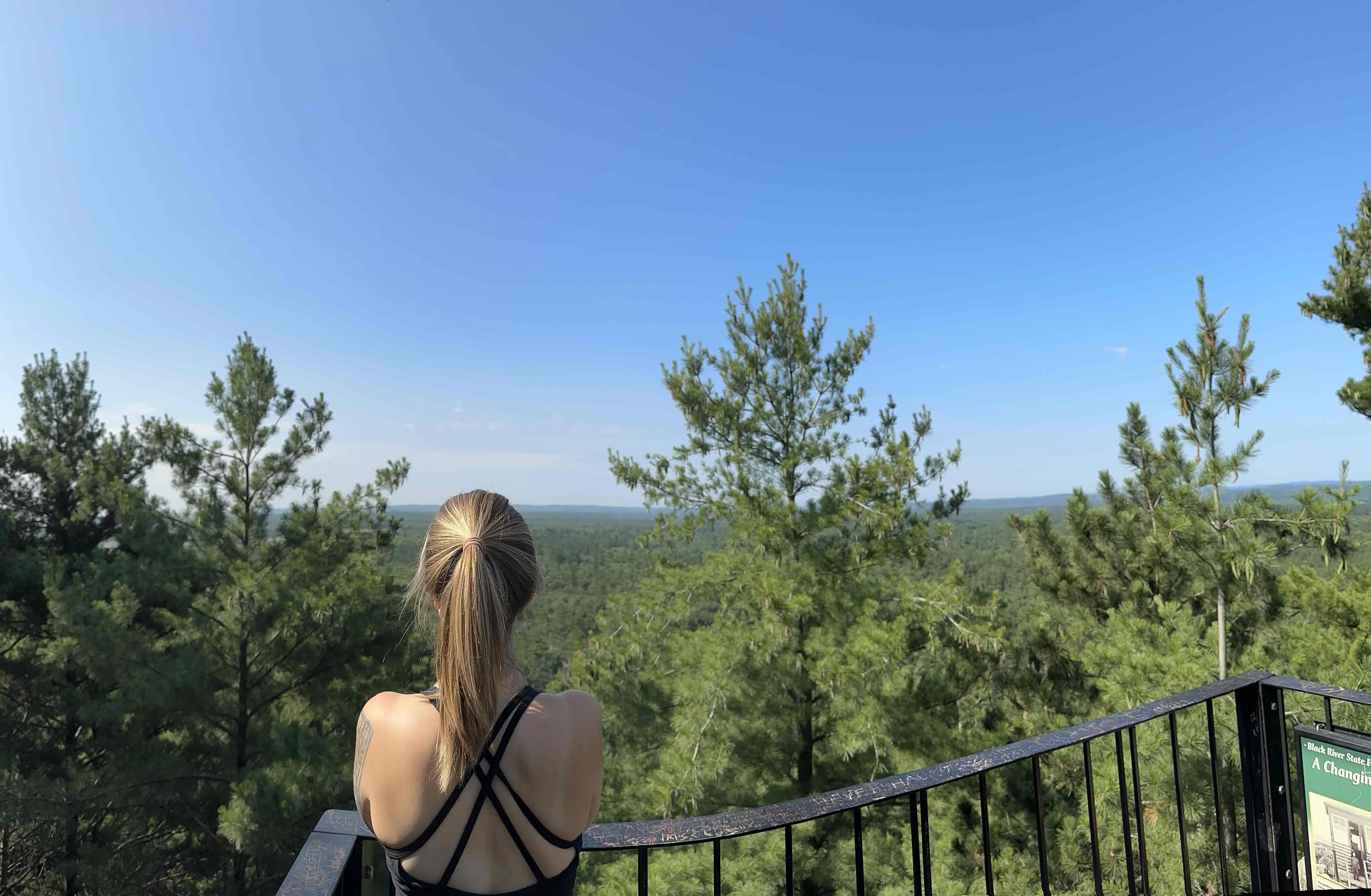 Castle Mound Lookout at Black River State Forest