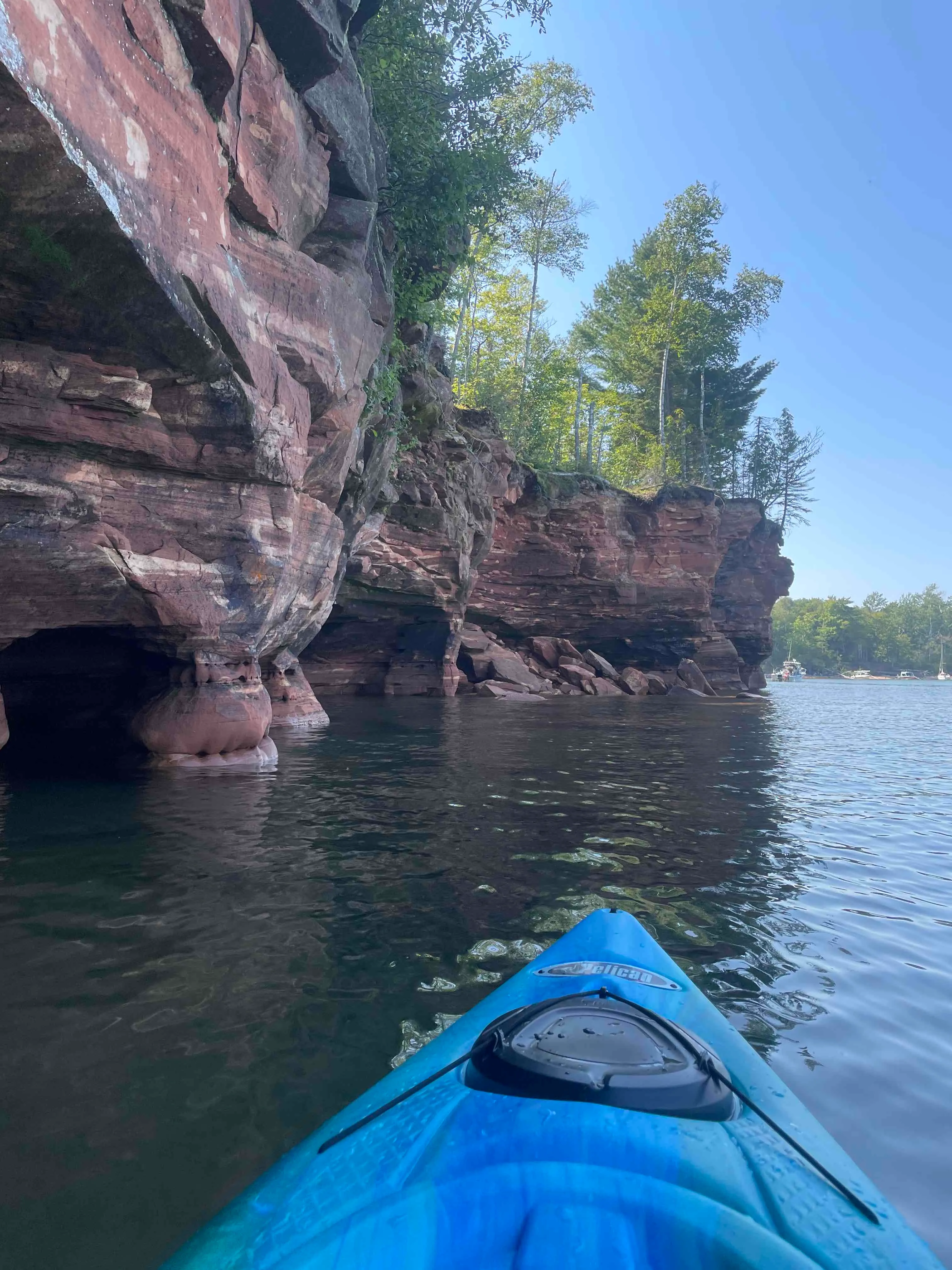 Kayak to the Sand Island Sea Caves