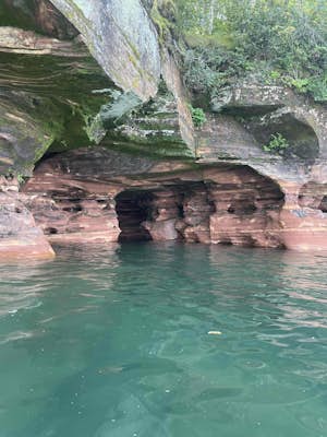 Kayak to the Sand Island Sea Caves