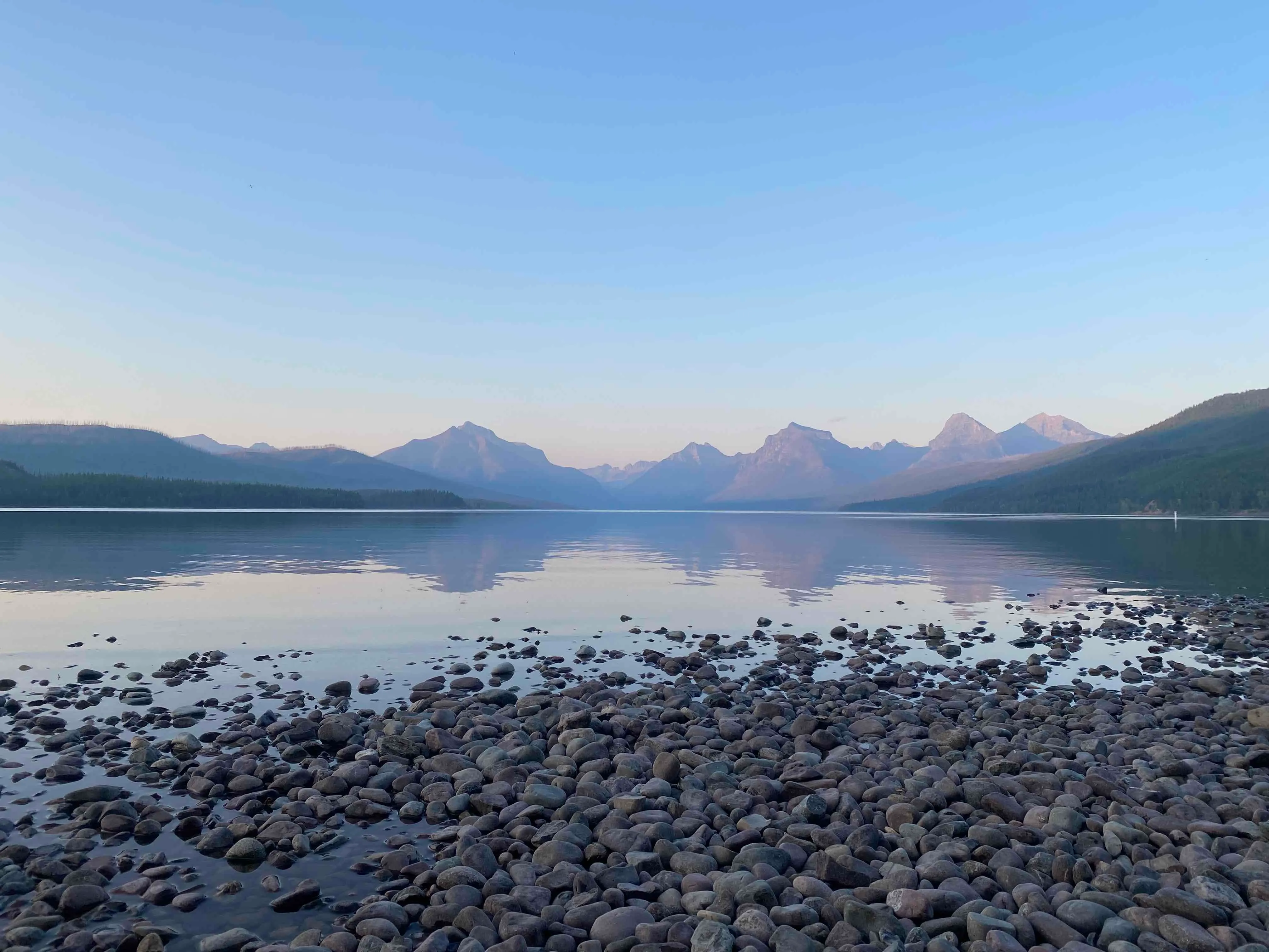 Apgar Beach at Lake McDonald