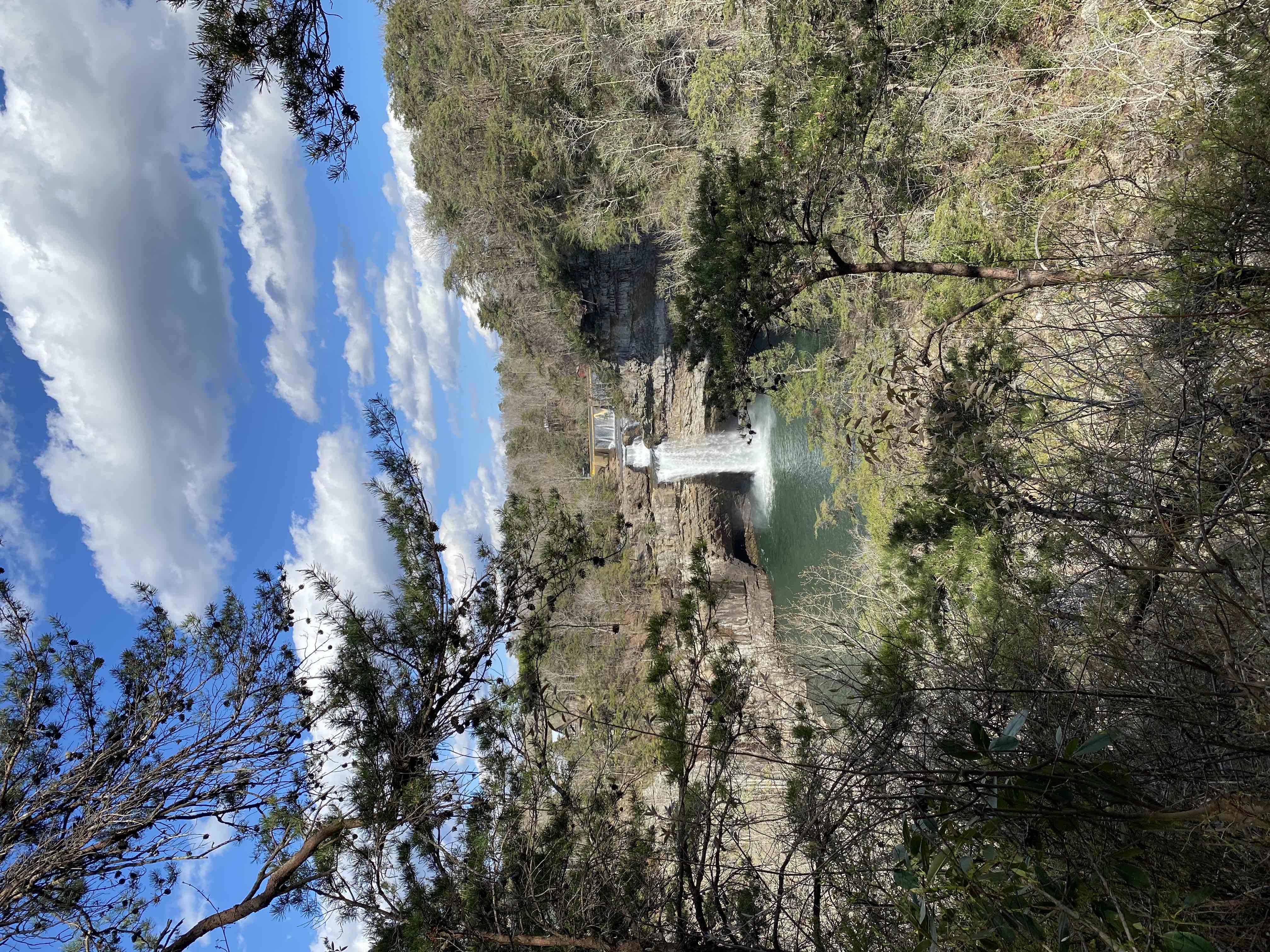 Base of DeSoto Falls Trail