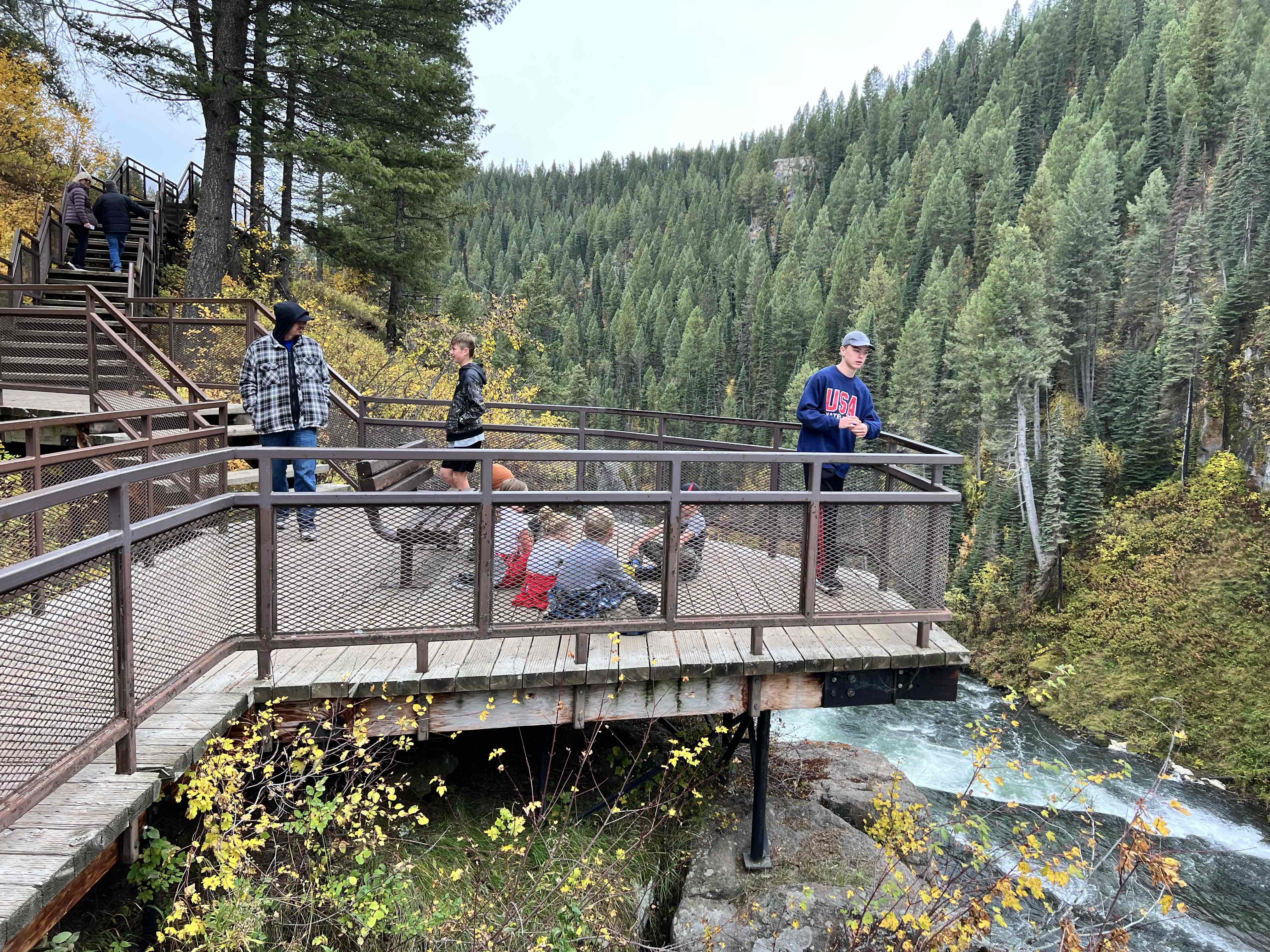 Upper and Lower Mesa Falls Loop