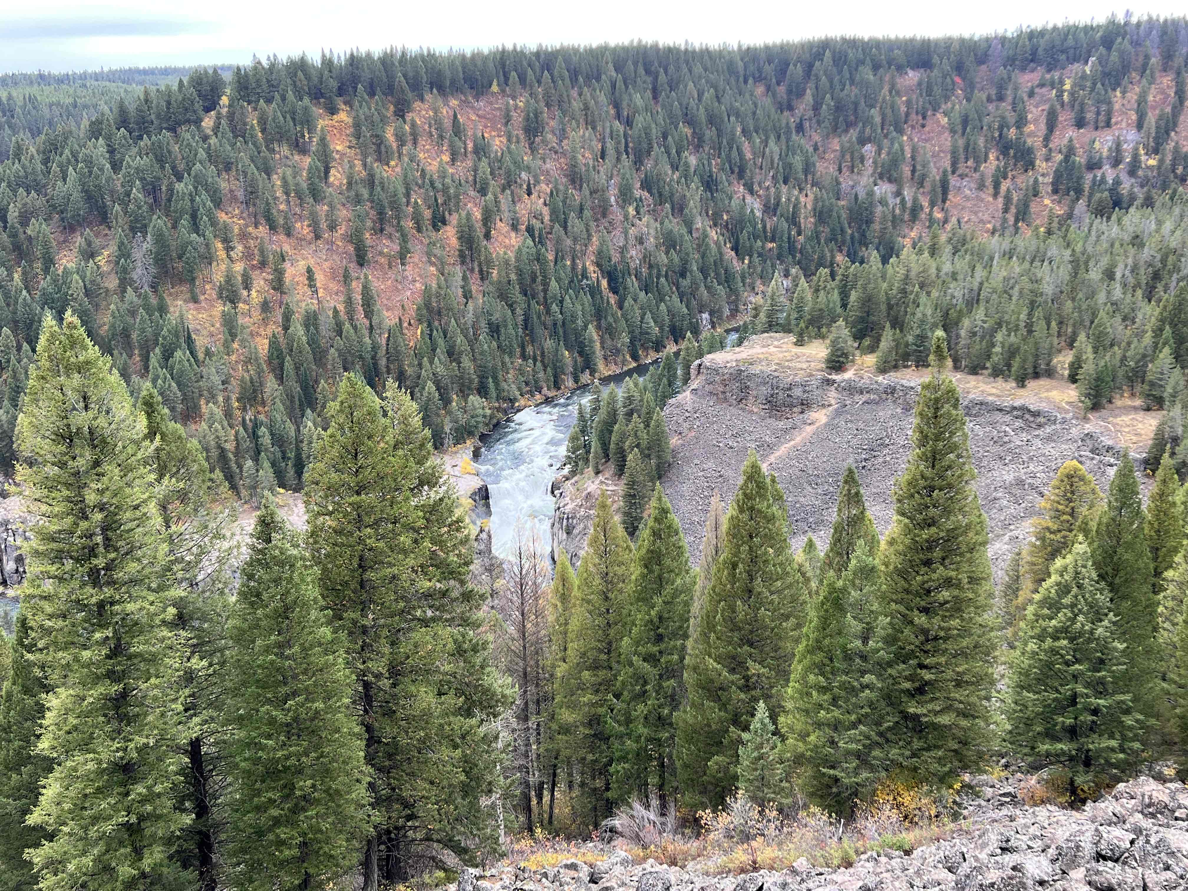 Upper and Lower Mesa Falls Loop