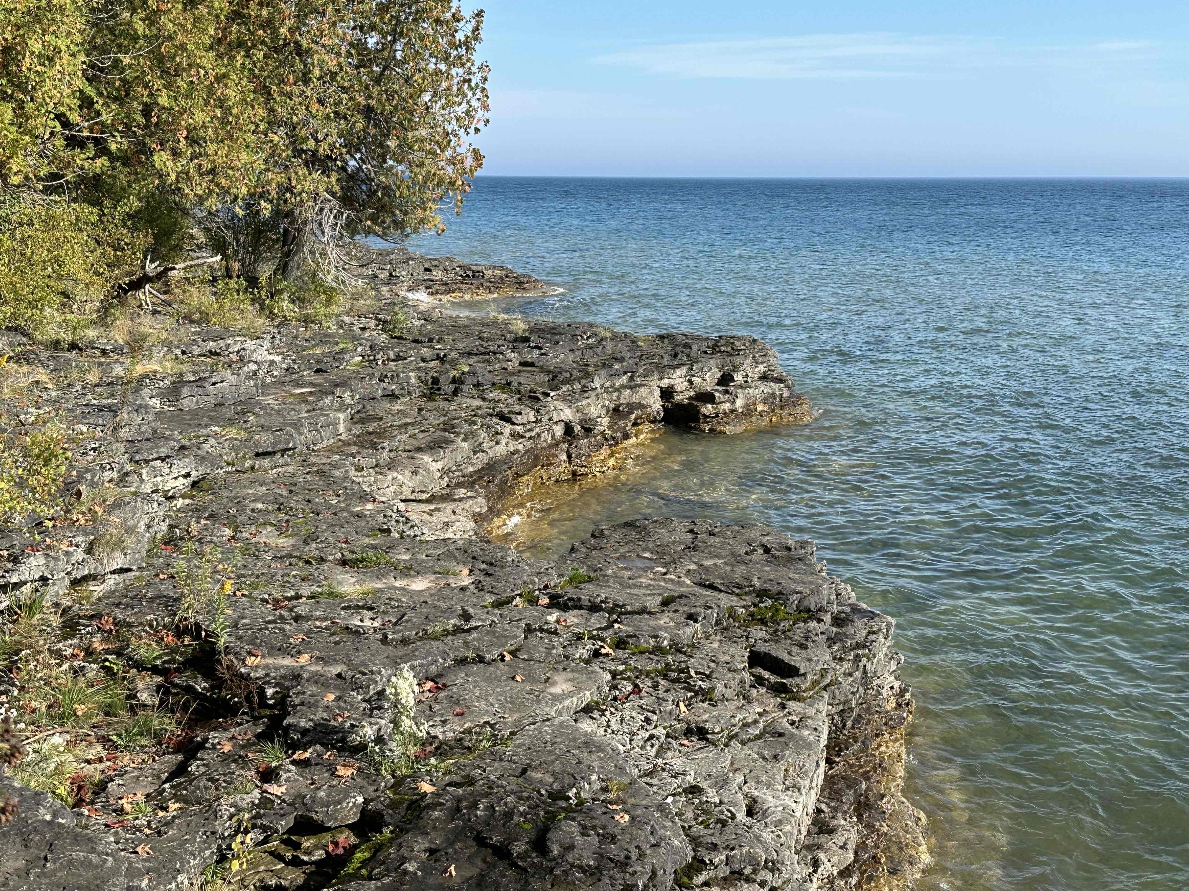 Cave Point County Park Lakeside Trail