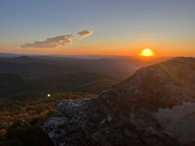 Photograph Hawksbill Mountain at Sunrise or Sunset