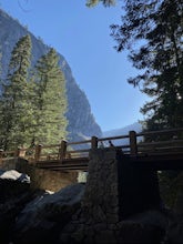 Vernal Fall Foot Bridge Trail via Mist and John Muir Trail
