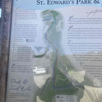 St. Edwards Park Yellow & Blue Trails
