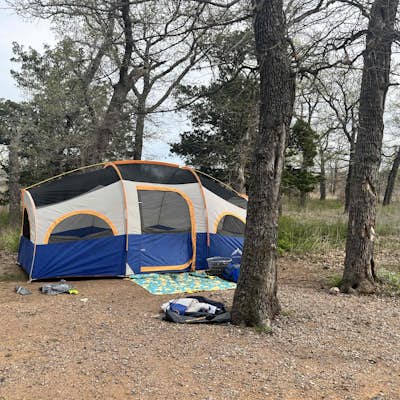 Camp at Doris Campground in the Wichita Mountains