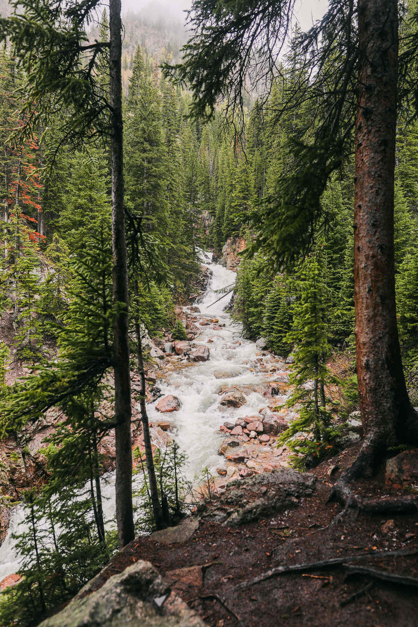 Booth Falls and Booth Lake
