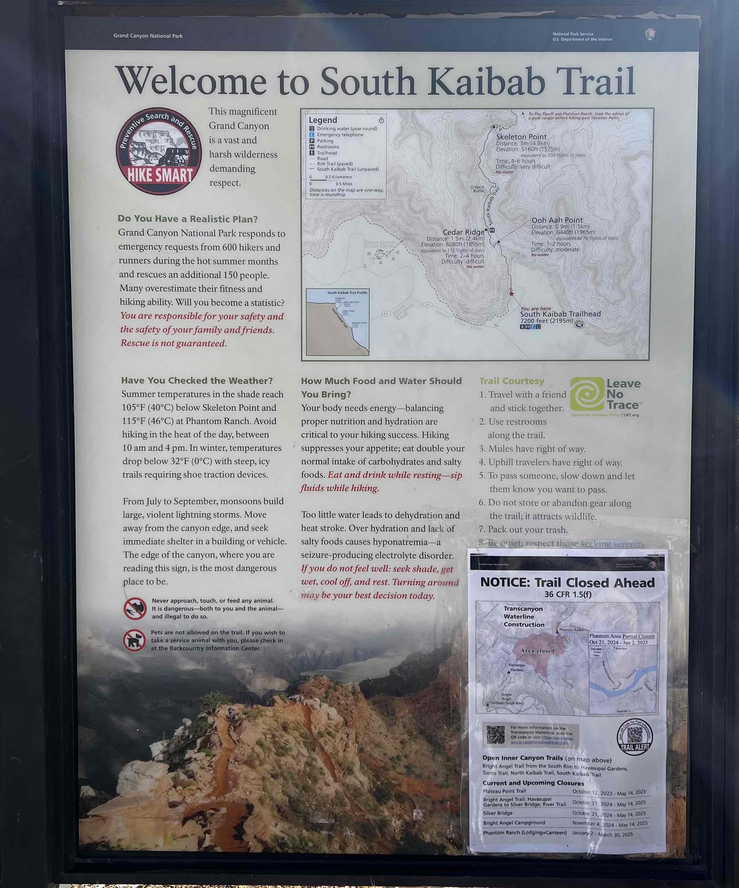 Cedar Ridge via South Kaibab Trail 