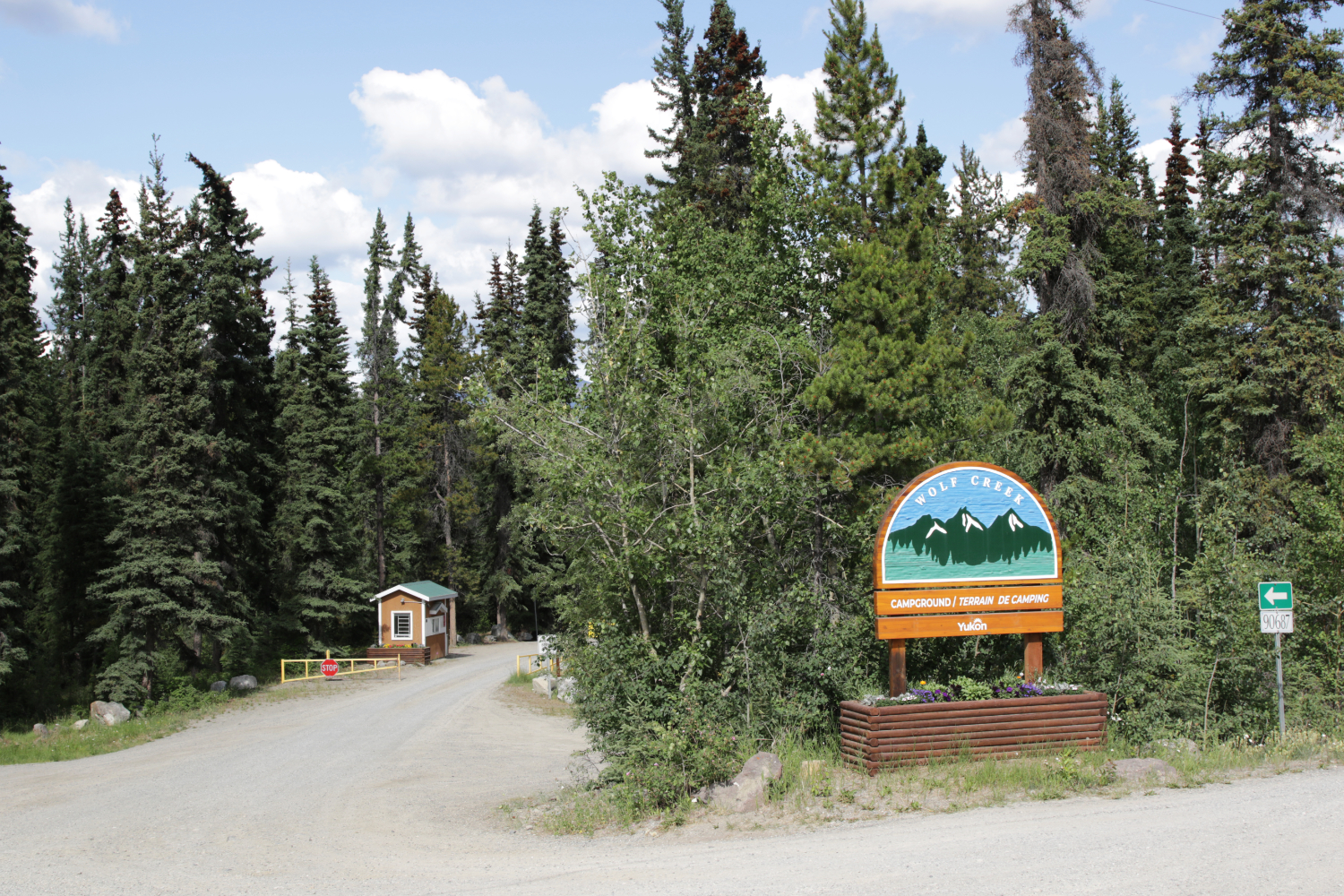 Year-round hiking at Wolf Creek Campground, Whitehorse, Yukon