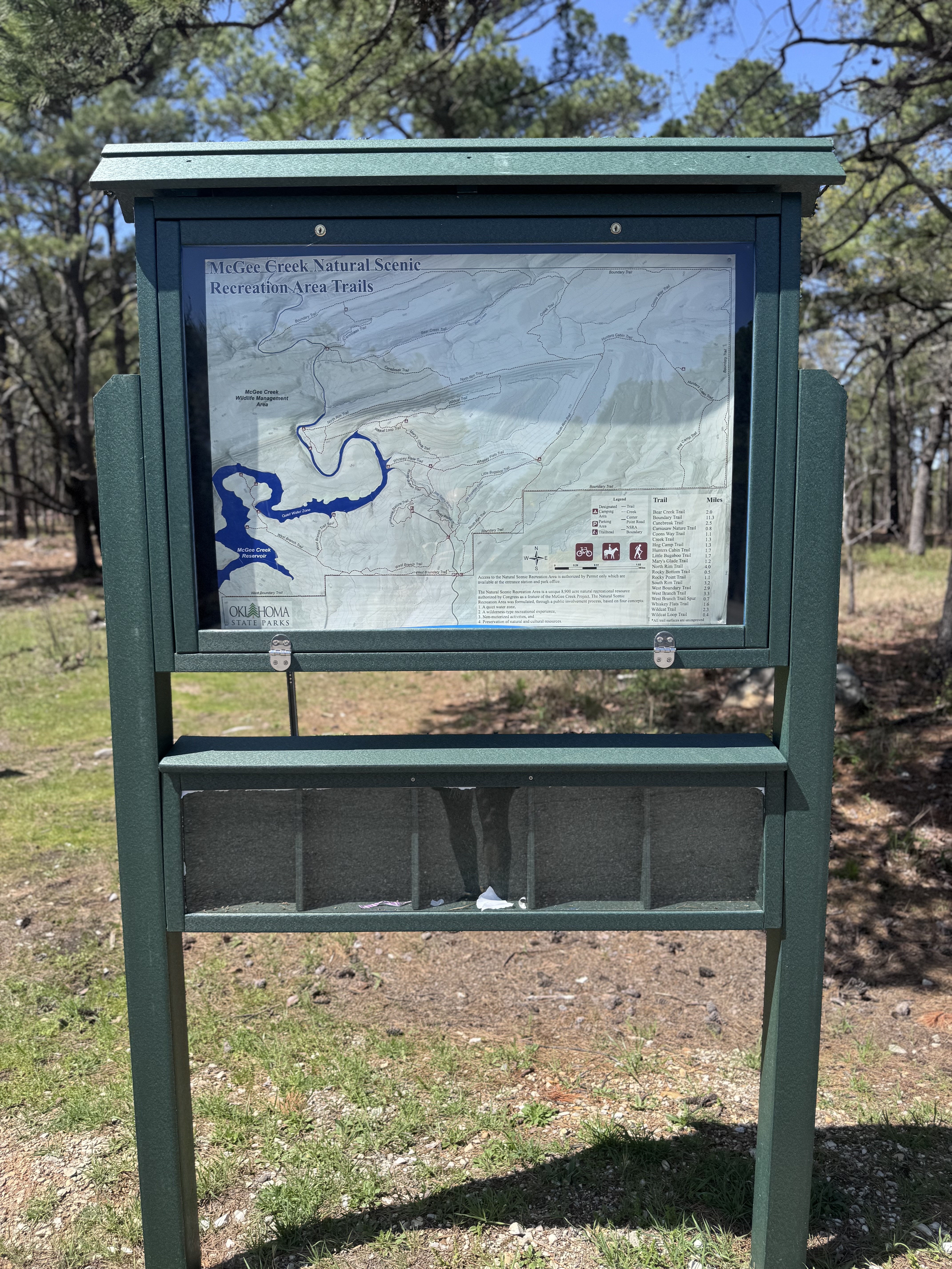 McGee Creek Natural Scenic Recreation Area Loop