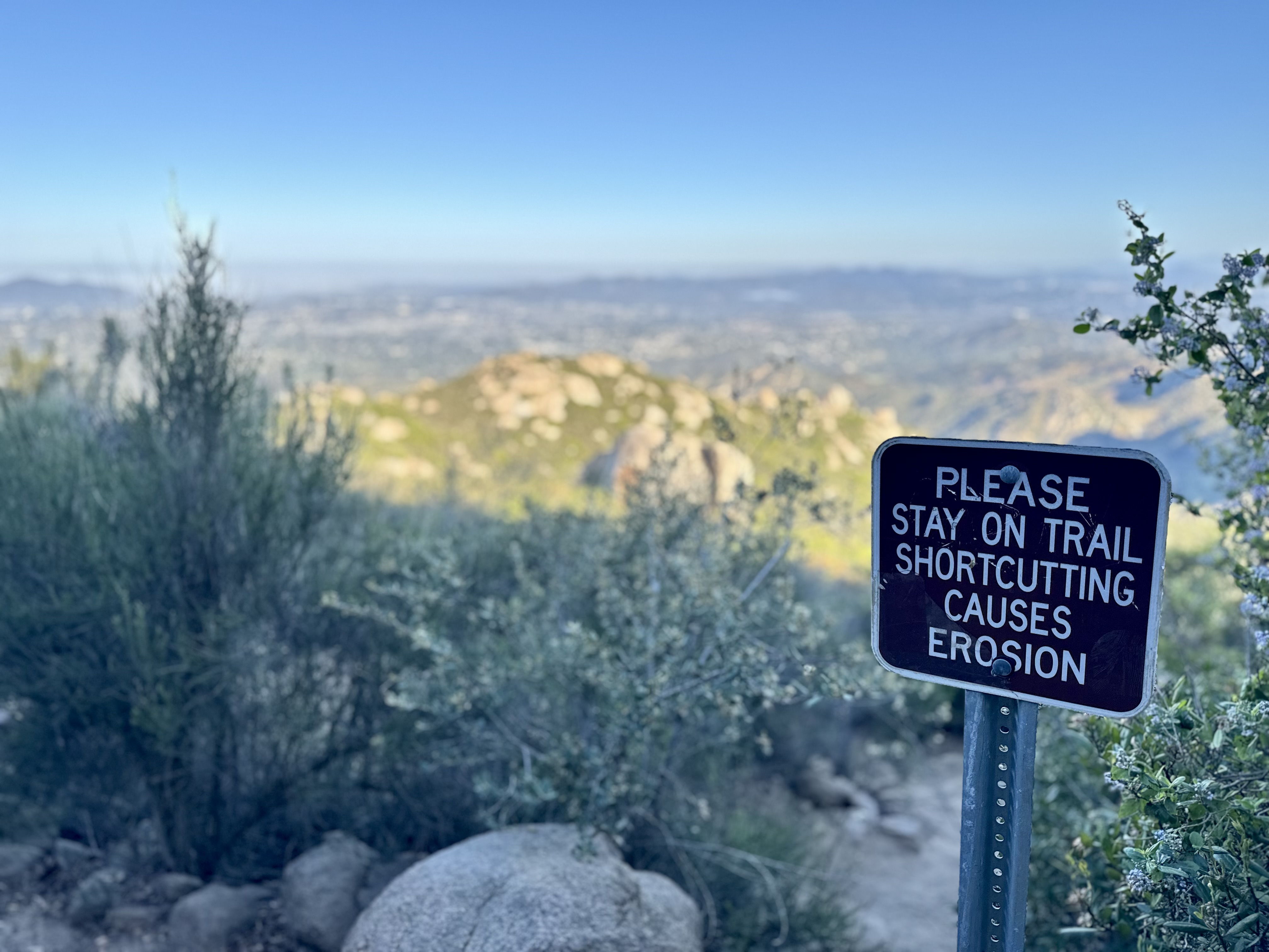 Mount Woodson and Potato Chip Rock