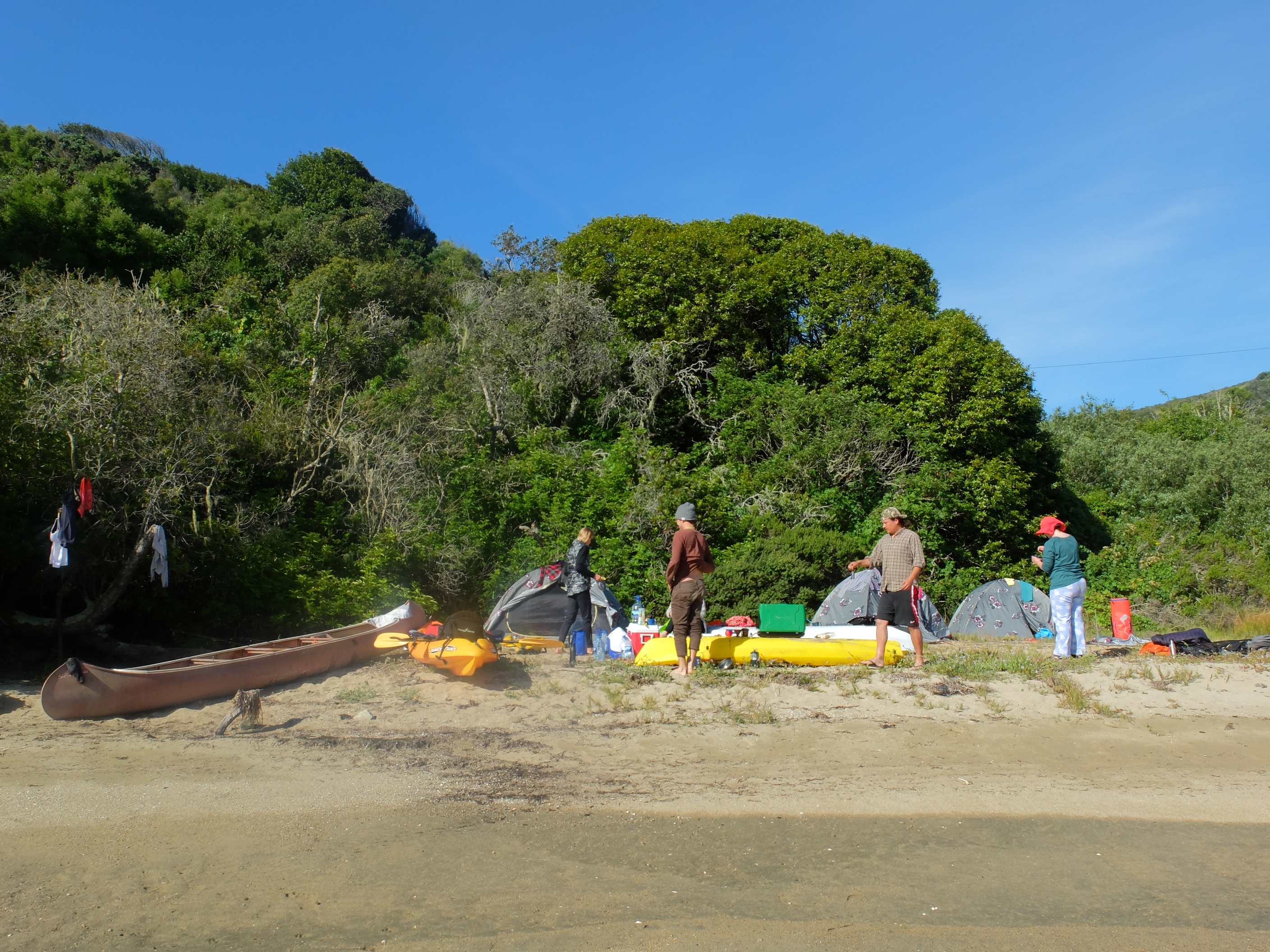 Kayak Camping in Point Reyes