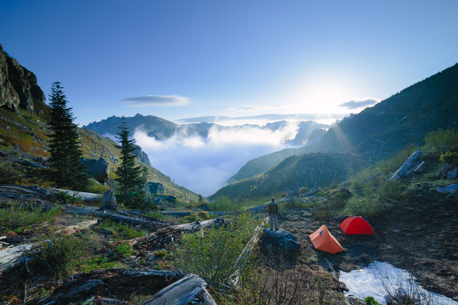 Mount Margaret's Ridge Camp via Coldwater Trailhead