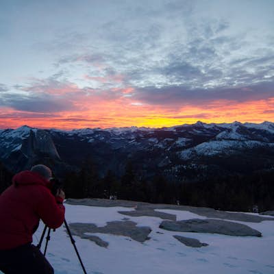 Winter Backpack to Sentinel Dome in Yosemite