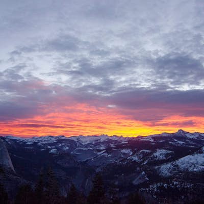 Winter Backpack to Sentinel Dome in Yosemite