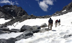 Hike North Glacier Pass to Lake Catherine
