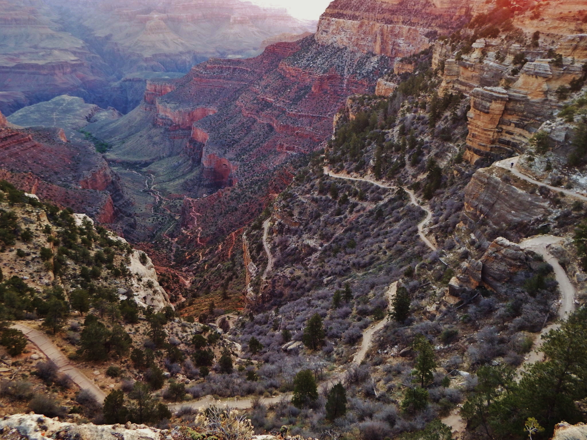 Plateau Point via Bright Angel Trail