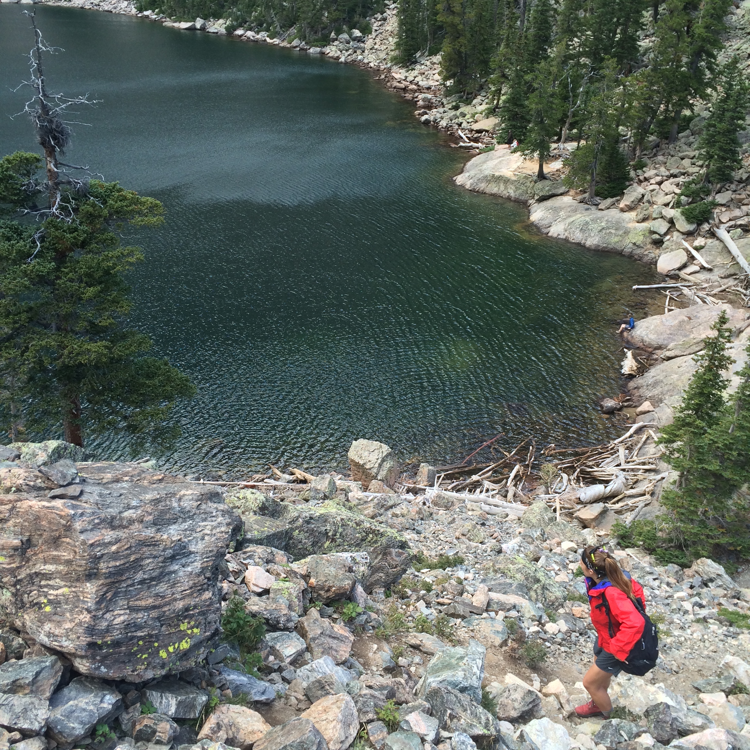 Hike Nymph Lake, Dream Lake, and Emerald Lake