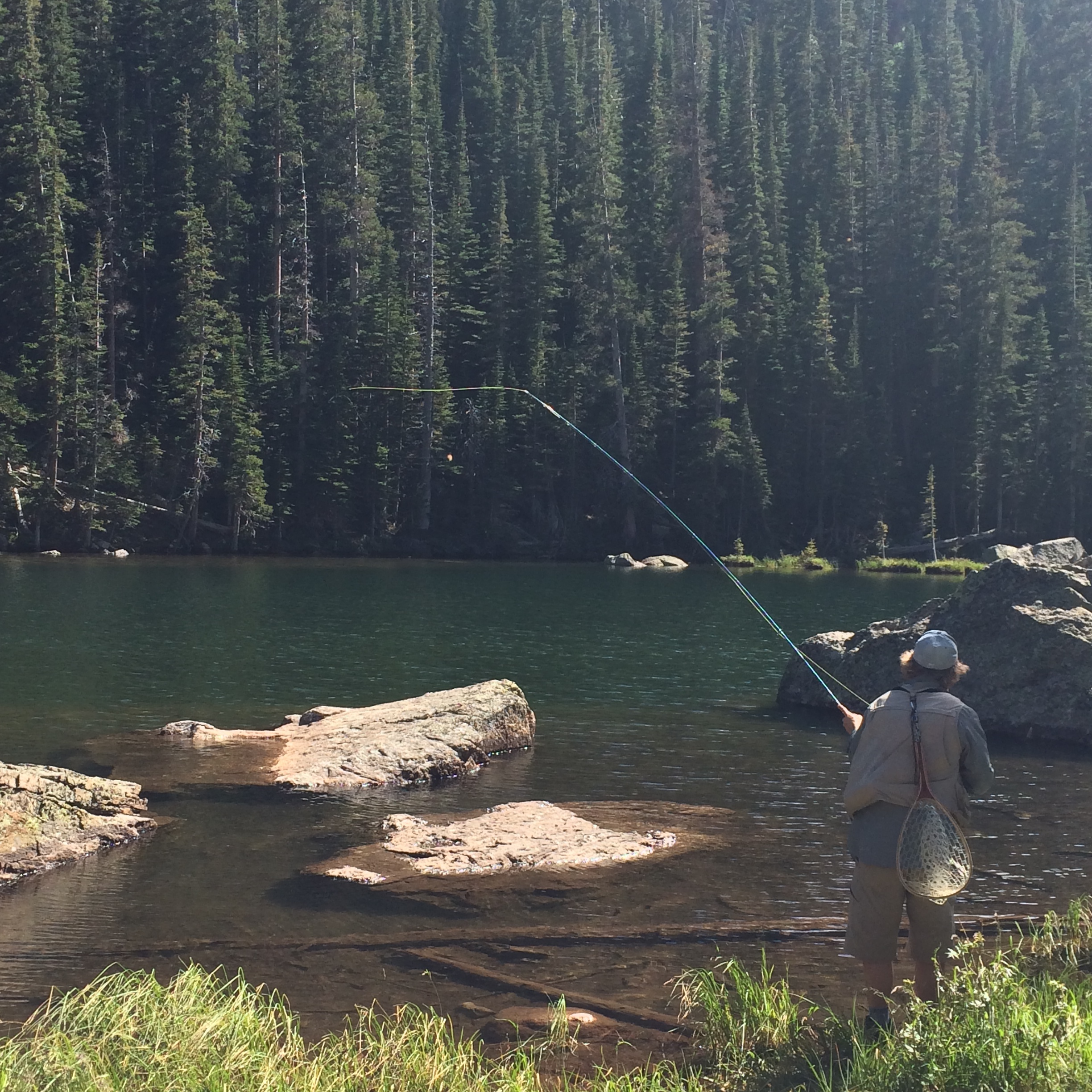 Hike Nymph Lake, Dream Lake, and Emerald Lake