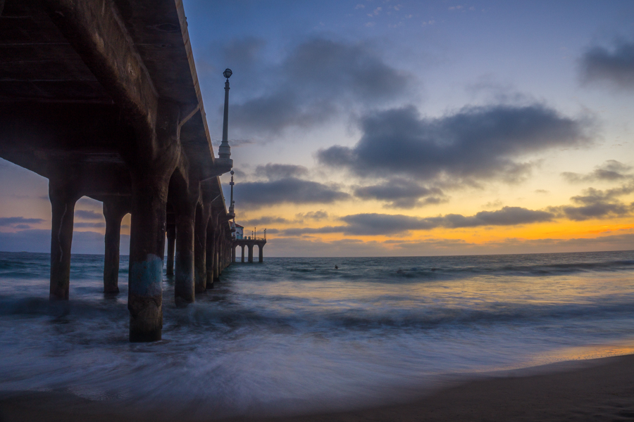 Take a Sunset Surf at Manhattan Beach