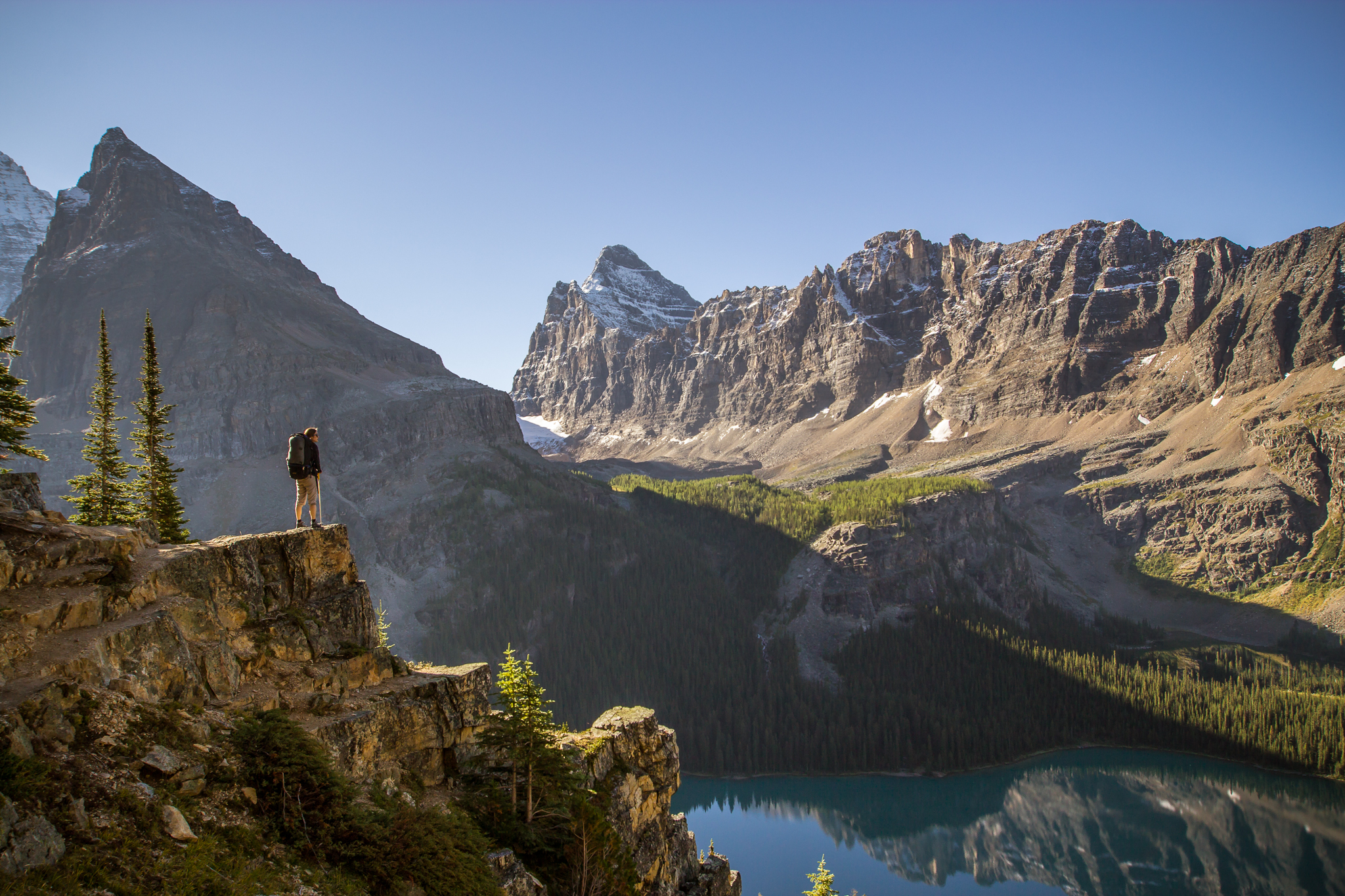 Backpack to Alberta's Abbot Pass Hut , Field, British Columbia