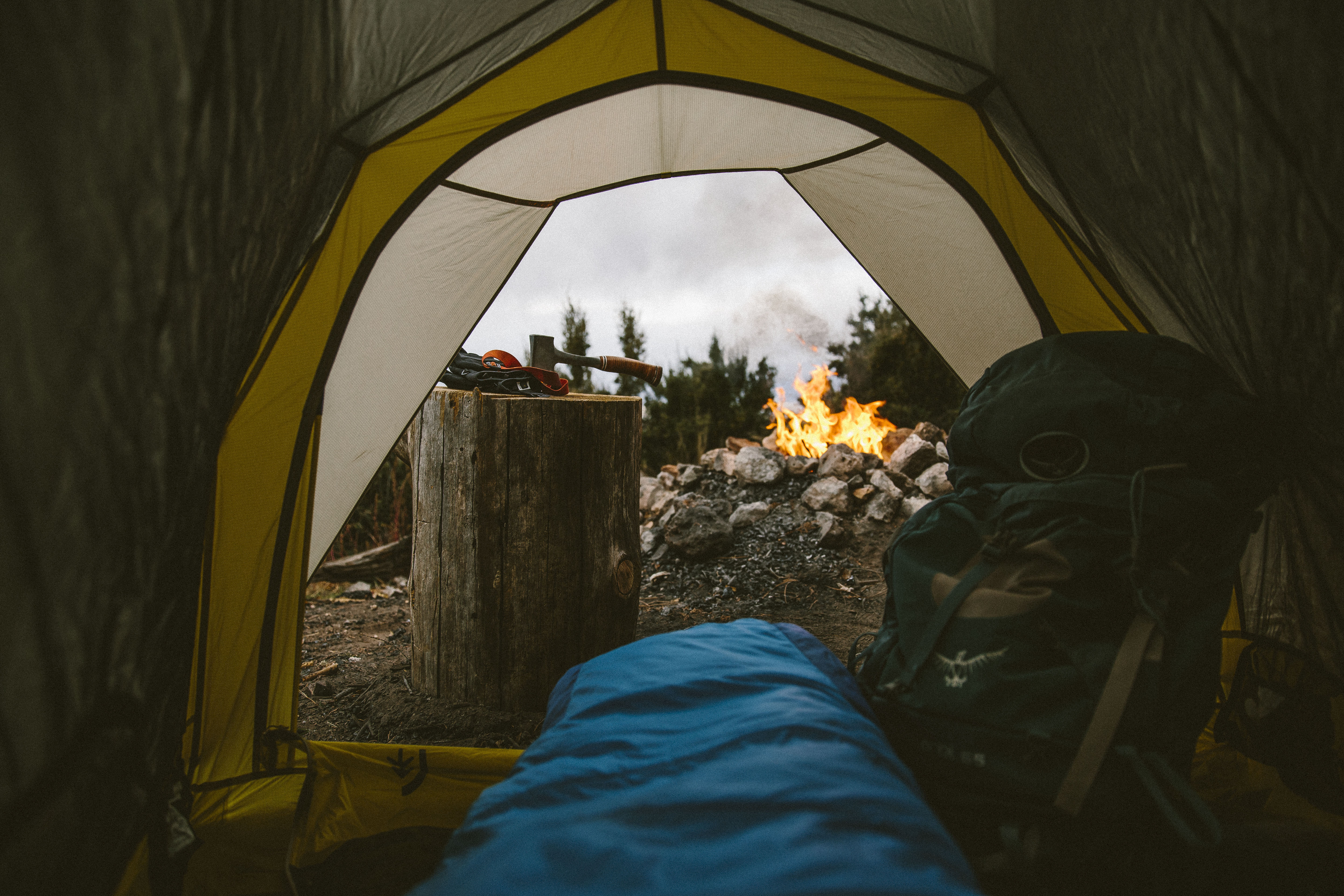 Camp at Red Rock