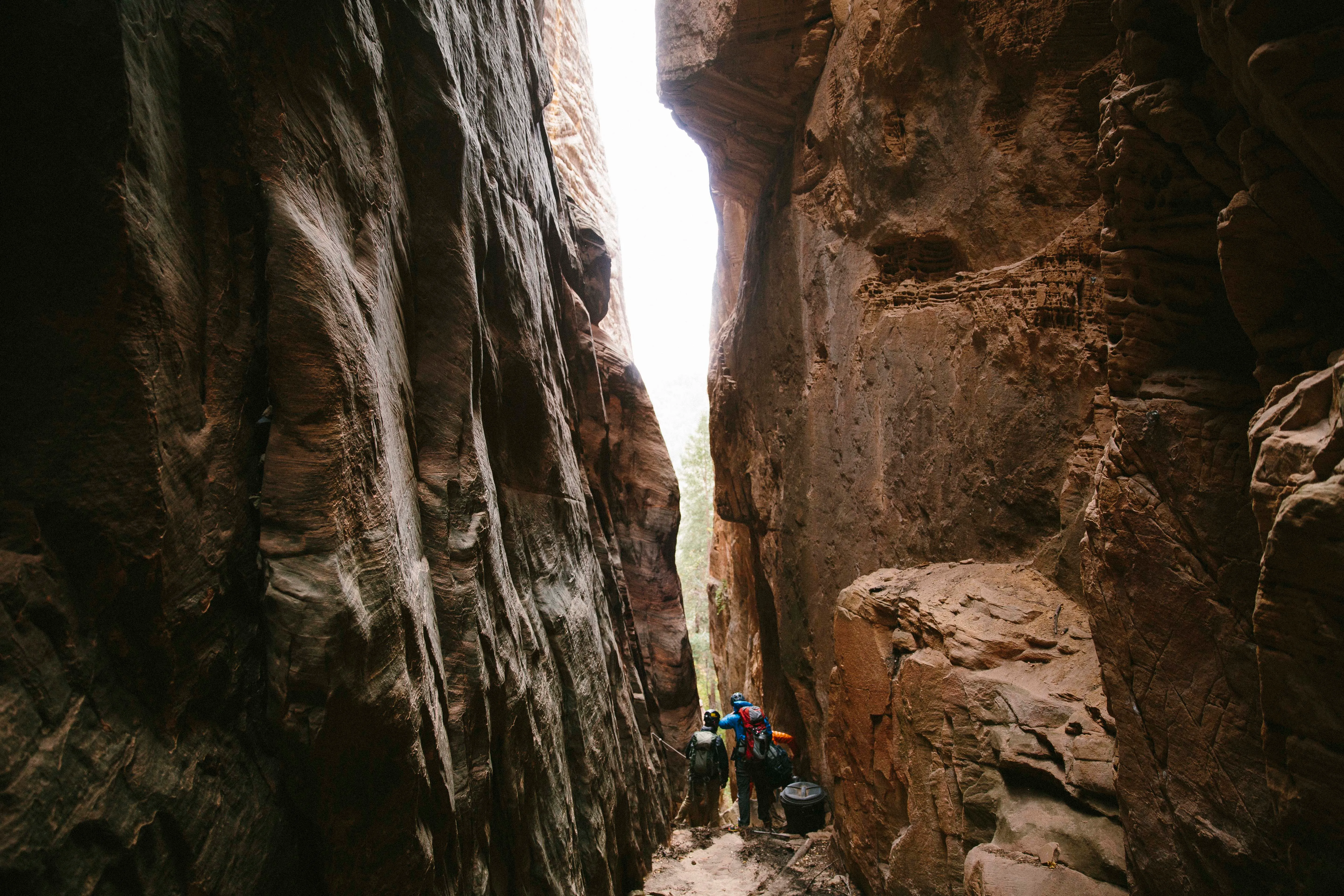 Climbing at Oak Creek Canyon