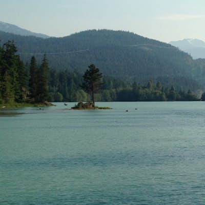 Paddle on Whistler's Green Lake