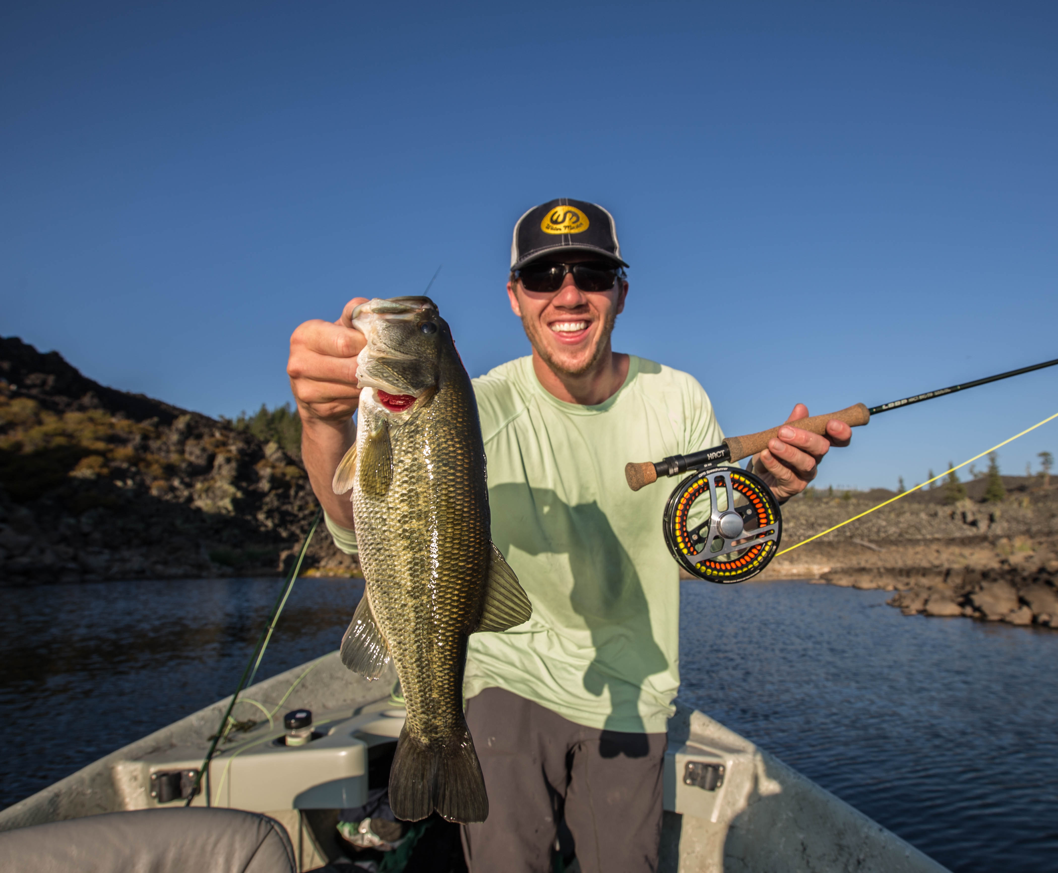 Fly Fish on Davis Lake 