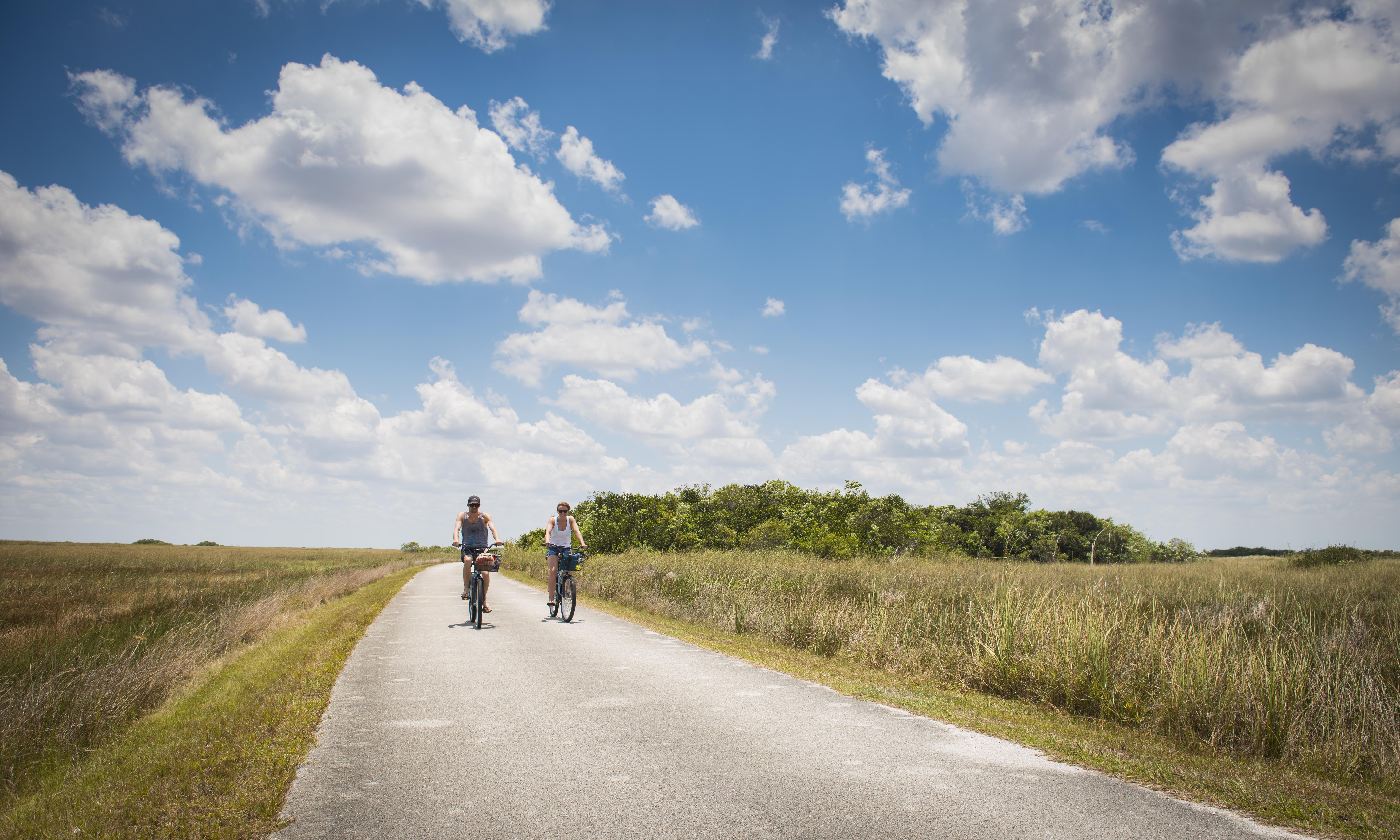 Bike through Shark Valley