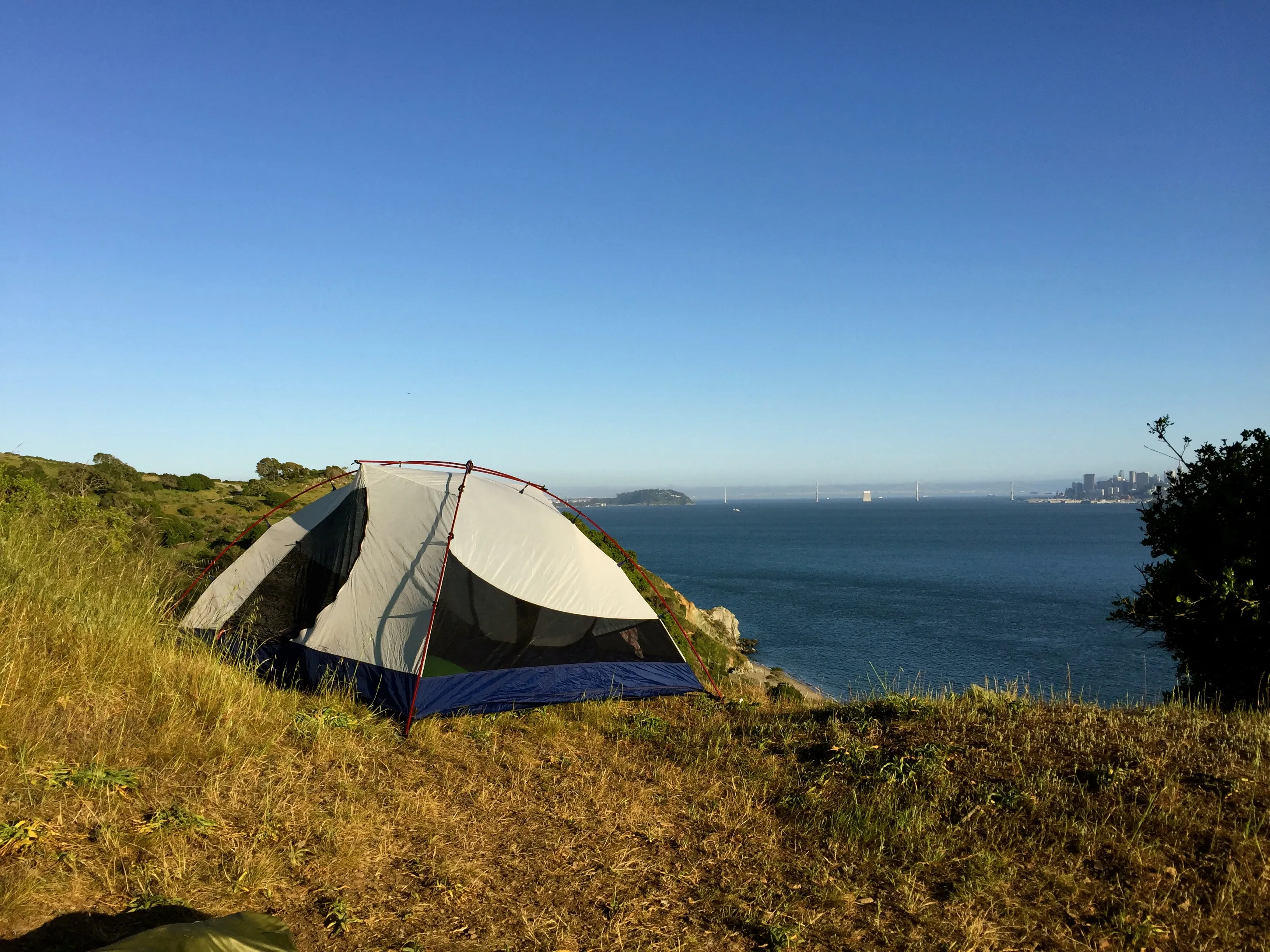 Camp on Angel Island