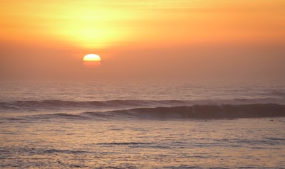 Surf at Natural Bridges State Beach, Natural Bridges SB