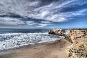 Surf at Natural Bridges State Beach