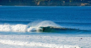 Surfing at Black's Beach via the Main Gate