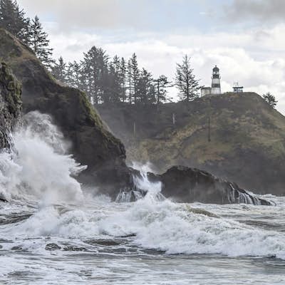 Camp at Cape Disappointment