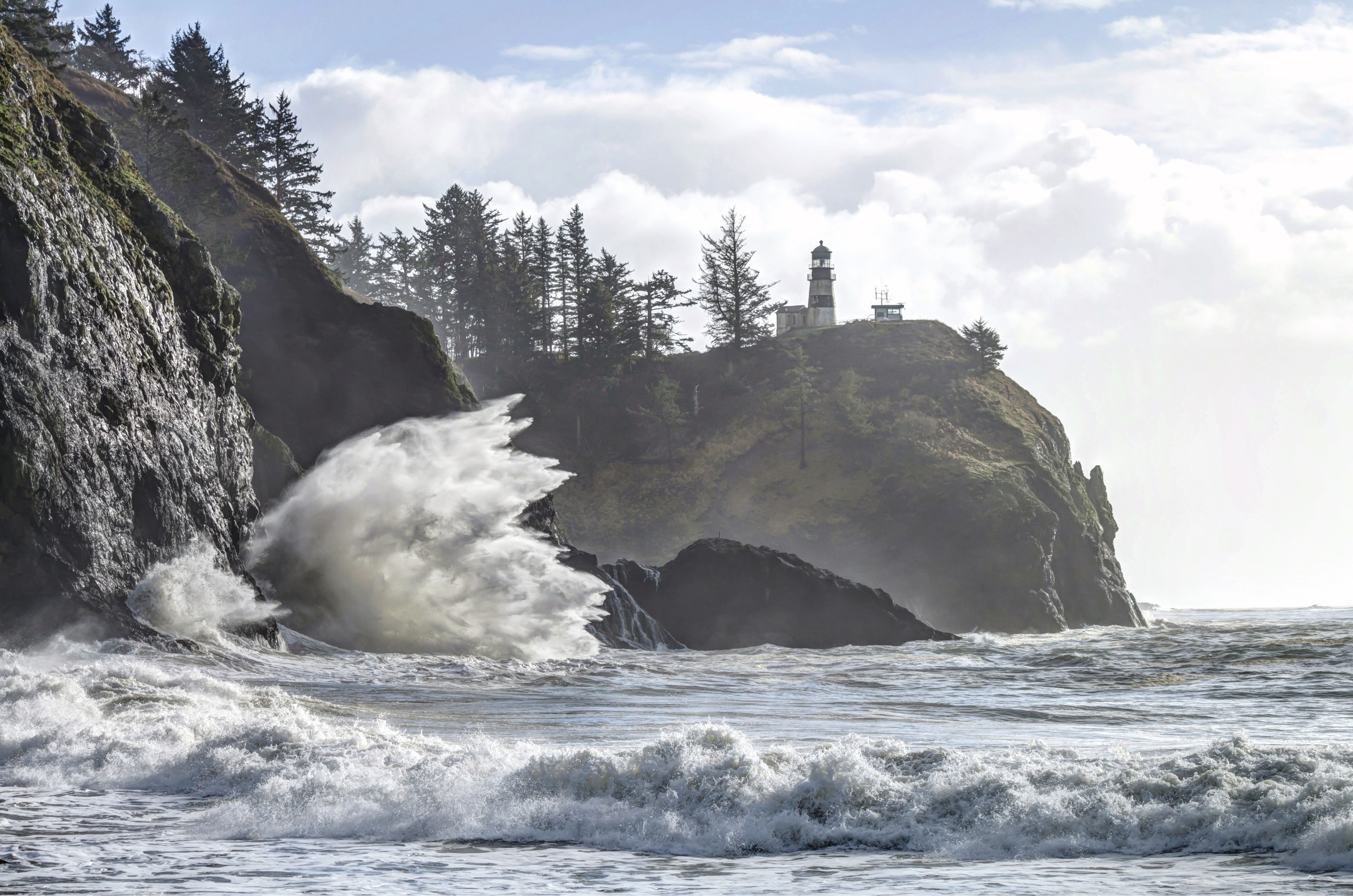 Camp at Cape Disappointment