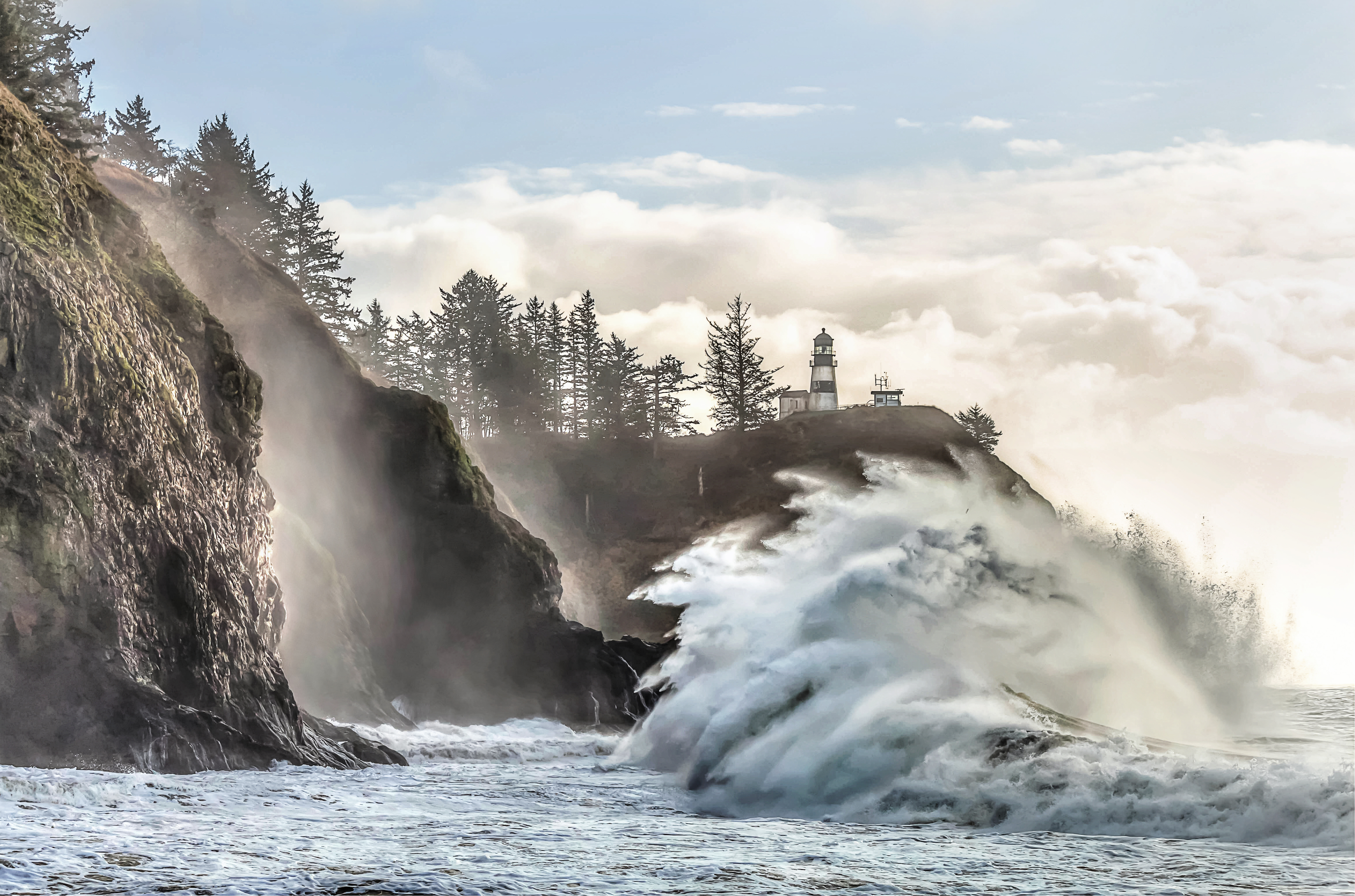 Camp at Cape Disappointment