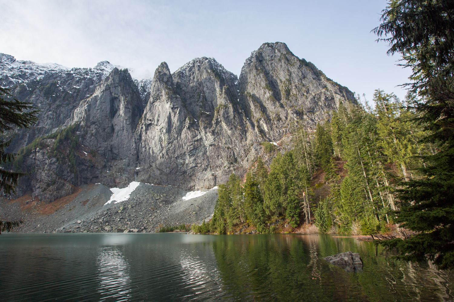 Lake Serene and Bridal Veil Falls