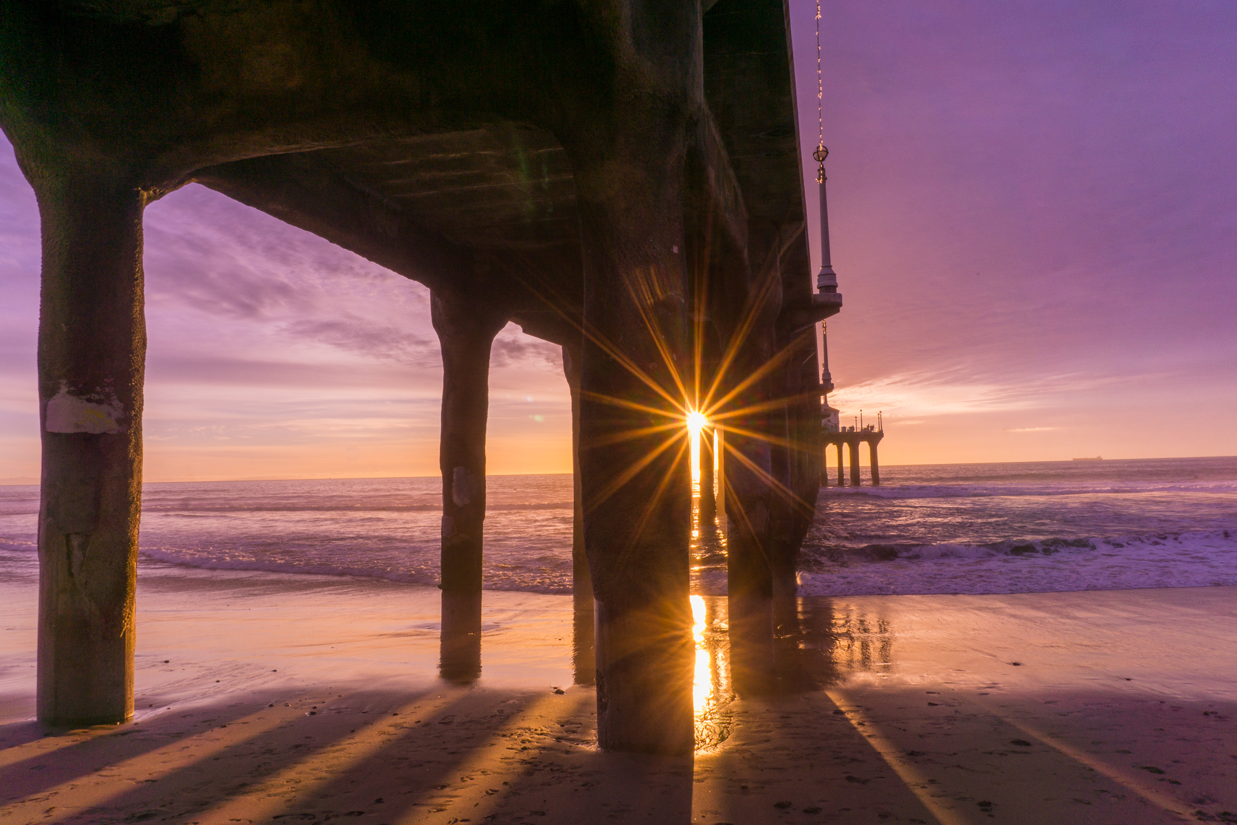Take a Sunset Surf at Manhattan Beach