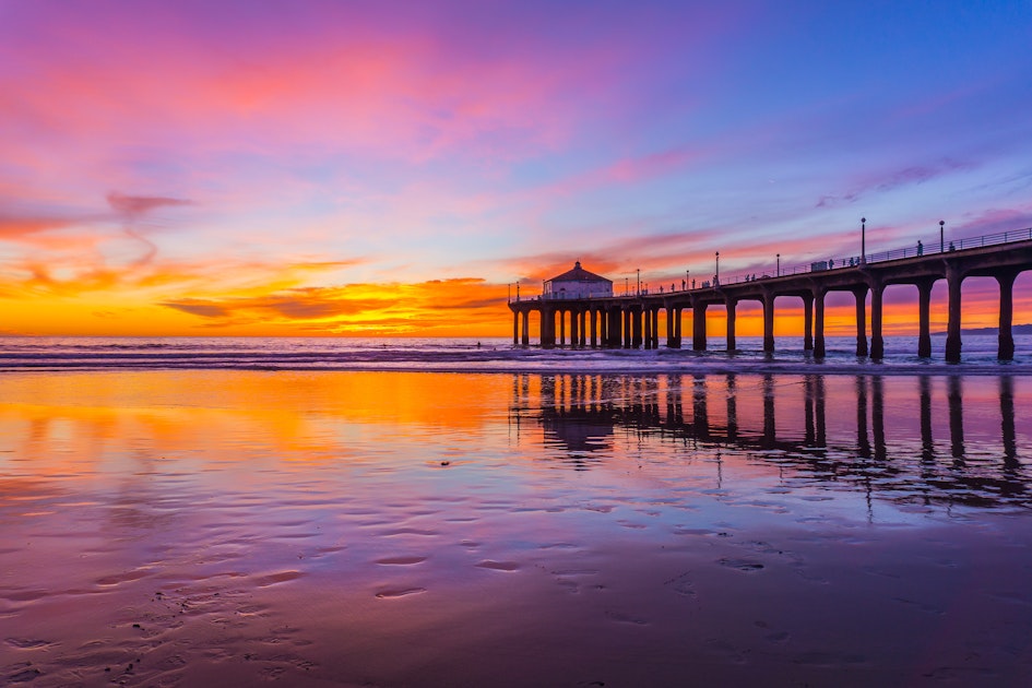 Take a Sunset Surf at Manhattan Beach, Manhattan Beach Pier