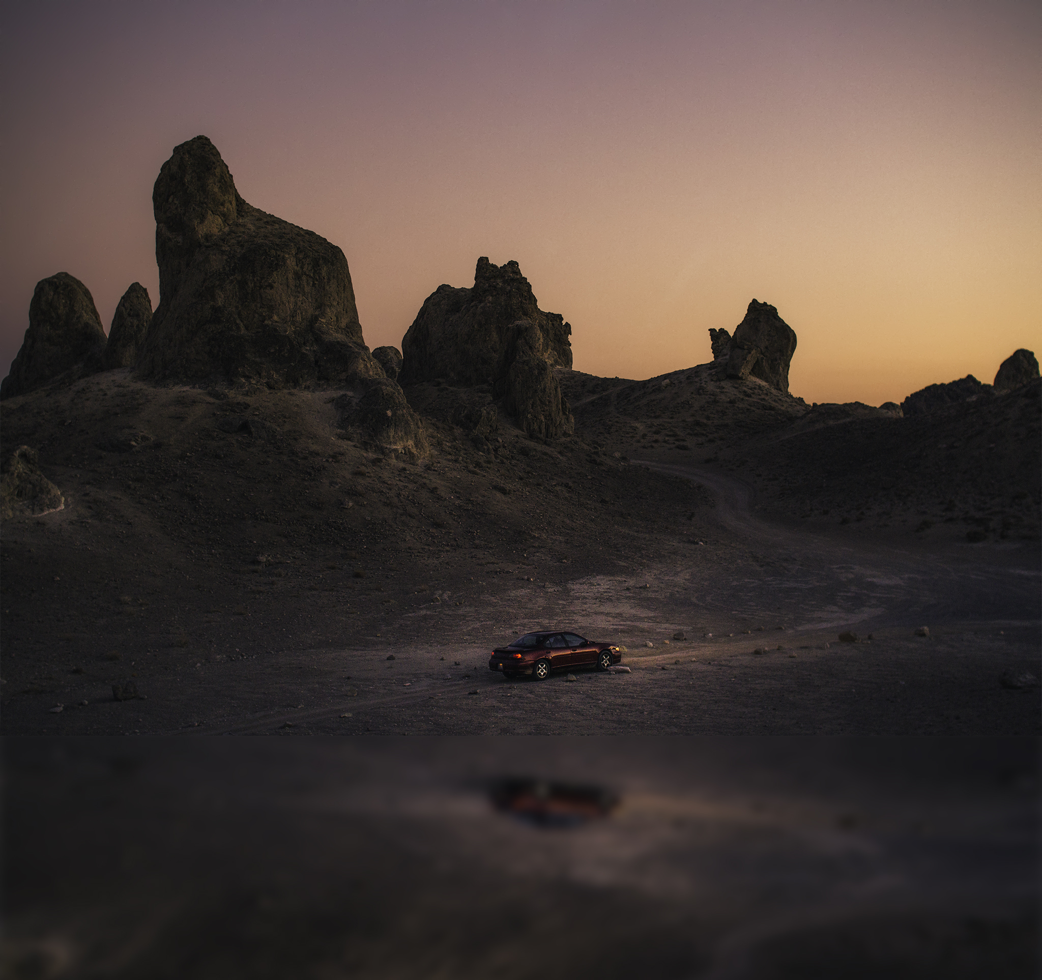 Night Photography on the Road to Trona