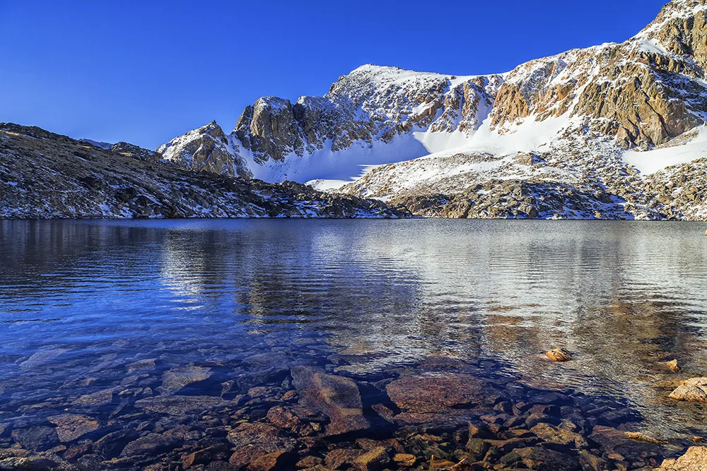 Arapaho Pass and Lake Dorothy