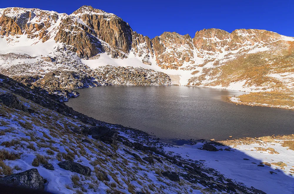 Arapaho Pass and Lake Dorothy